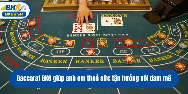 Baccarat BK8 giúp anh em thoả sức tận hưởng với đam mê