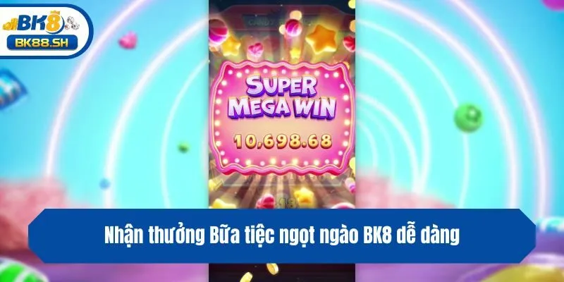 Bữa Tiệc Ngọt Ngào BK8 - Khám Phá Game Nổ Hũ Hấp Dẫn 2025 3 Nhận thưởng Bữa tiệc ngọt ngào BK8 dễ dàng
